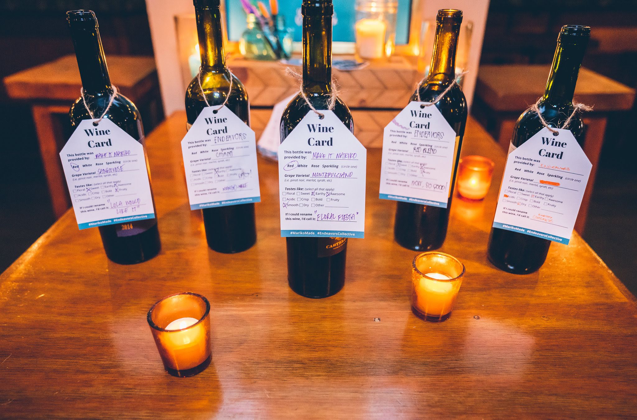 community wine table