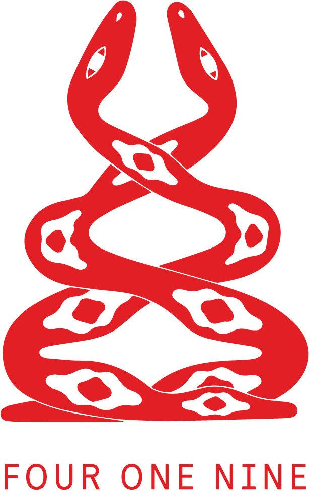 four one nine logo 2024